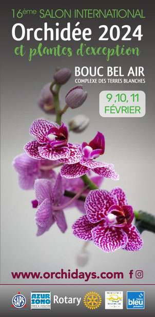 salon internationale Orchidées 2024 à Bouc Bel Air